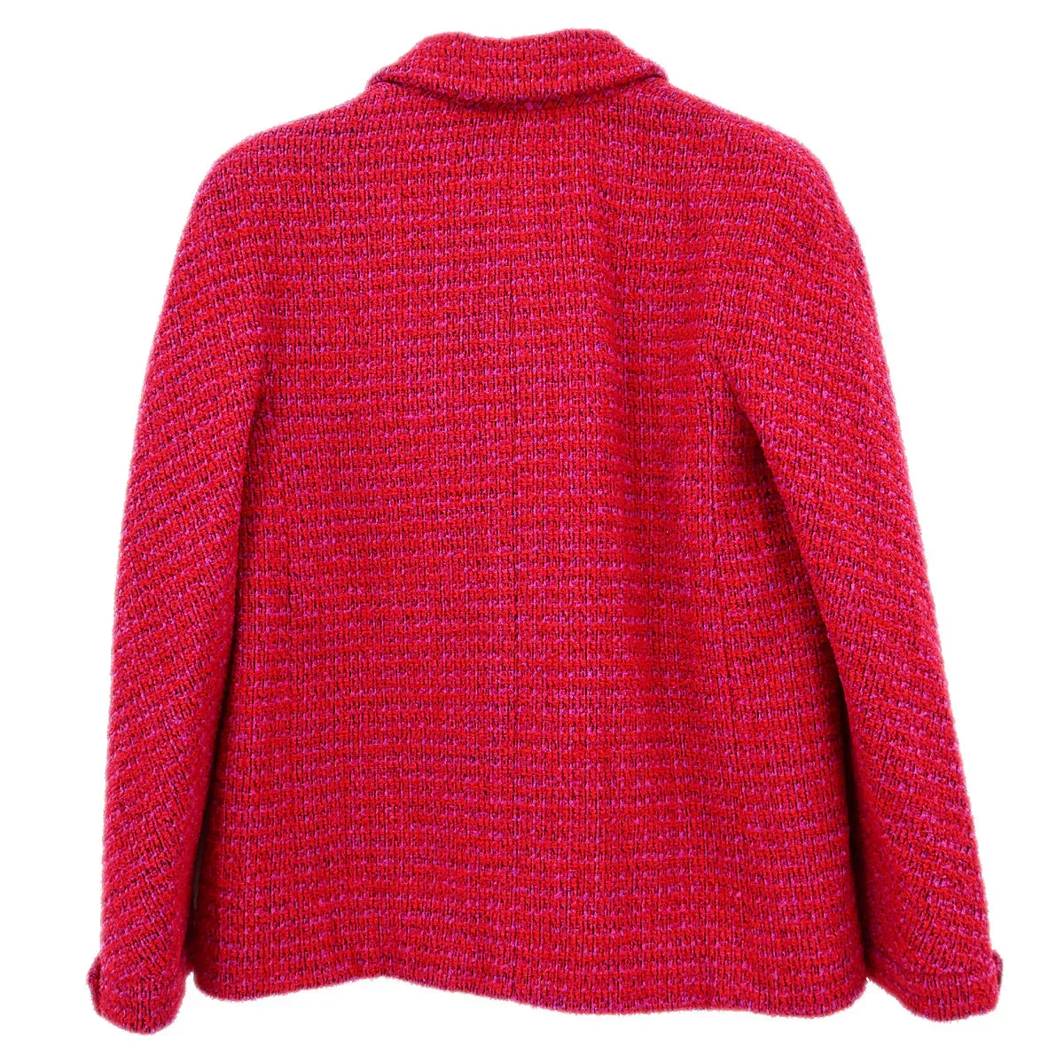 Chanel 1995 Double Breasted Jacket Red #38 - Image 2