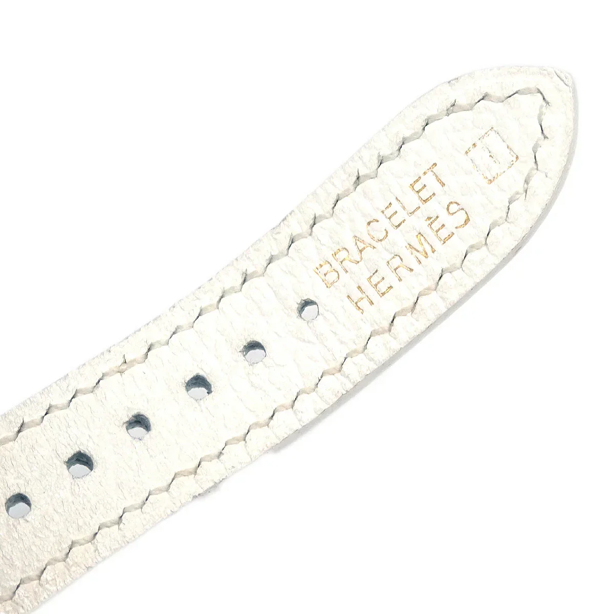 Hermes H Watch HH1.201 Quartz Epsom Watch White - Image 4