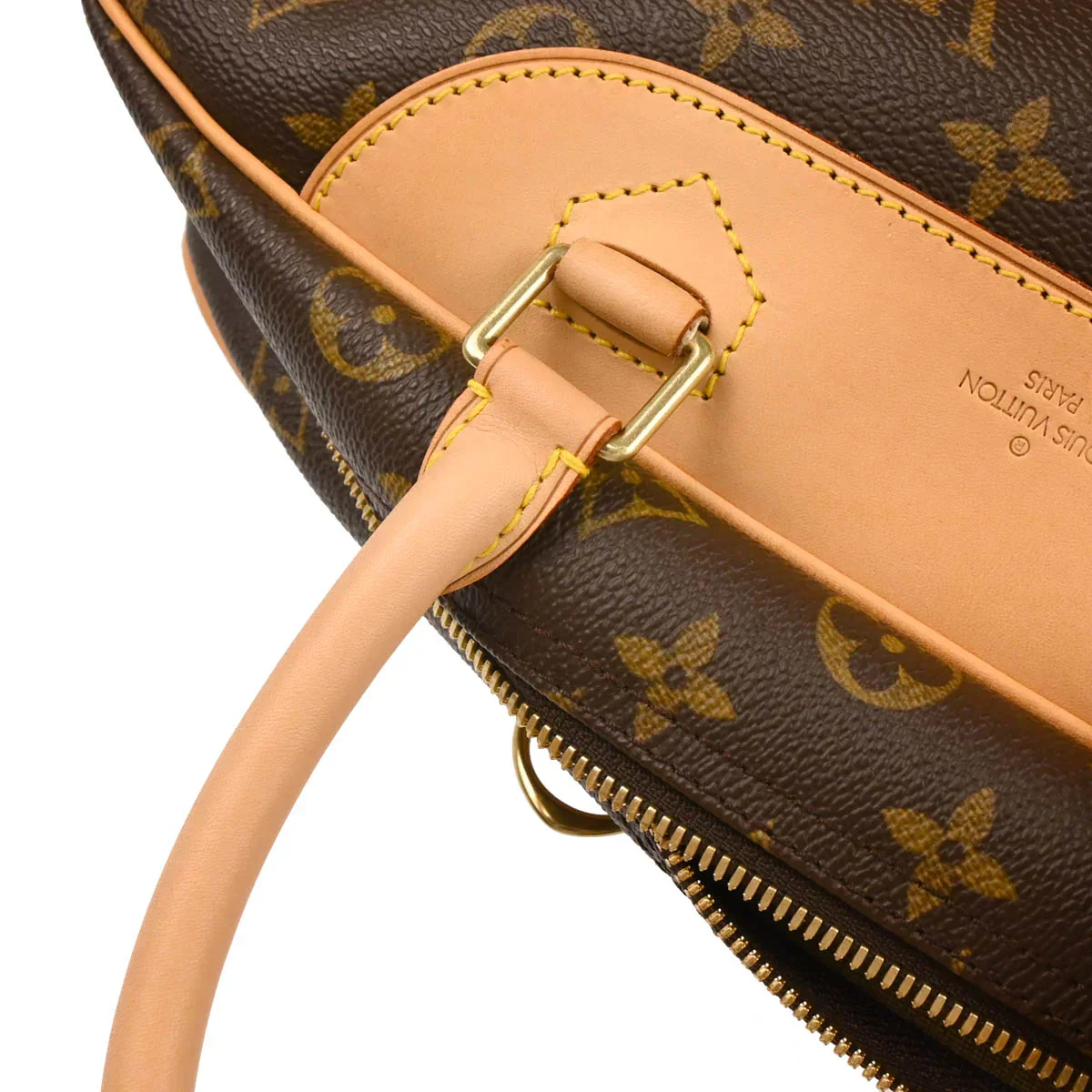 Louis Vuitton 2002 Monogram Deauville Bowling Vanity Handbag M47270 - Image 6