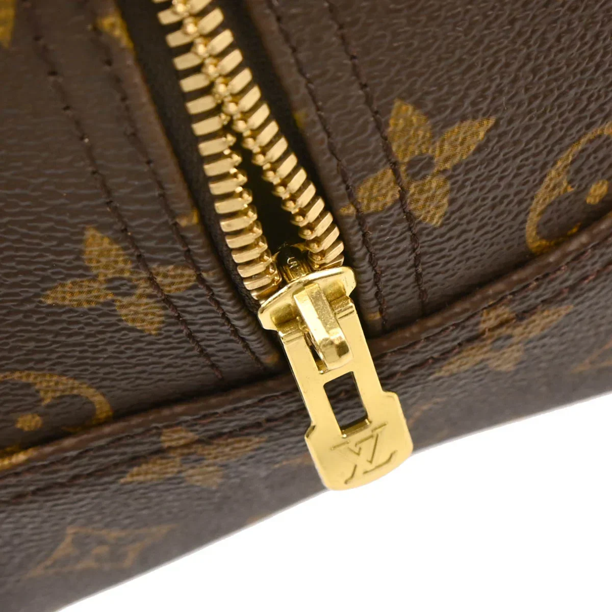 Louis Vuitton 2002 Monogram Deauville Bowling Vanity Handbag M47270 - Image 7