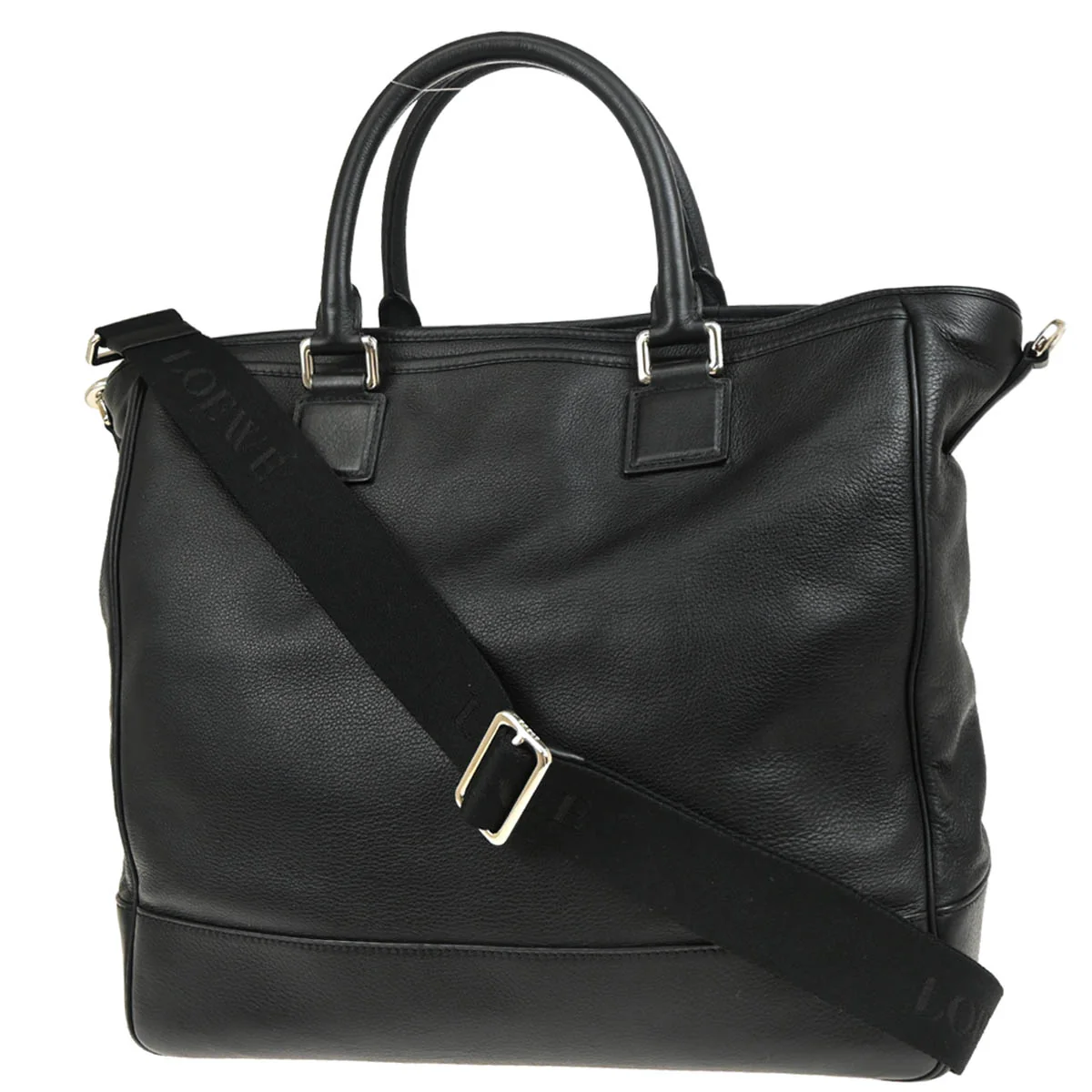 Loewe Black Amazona 2way Tote Handbag - Image 2
