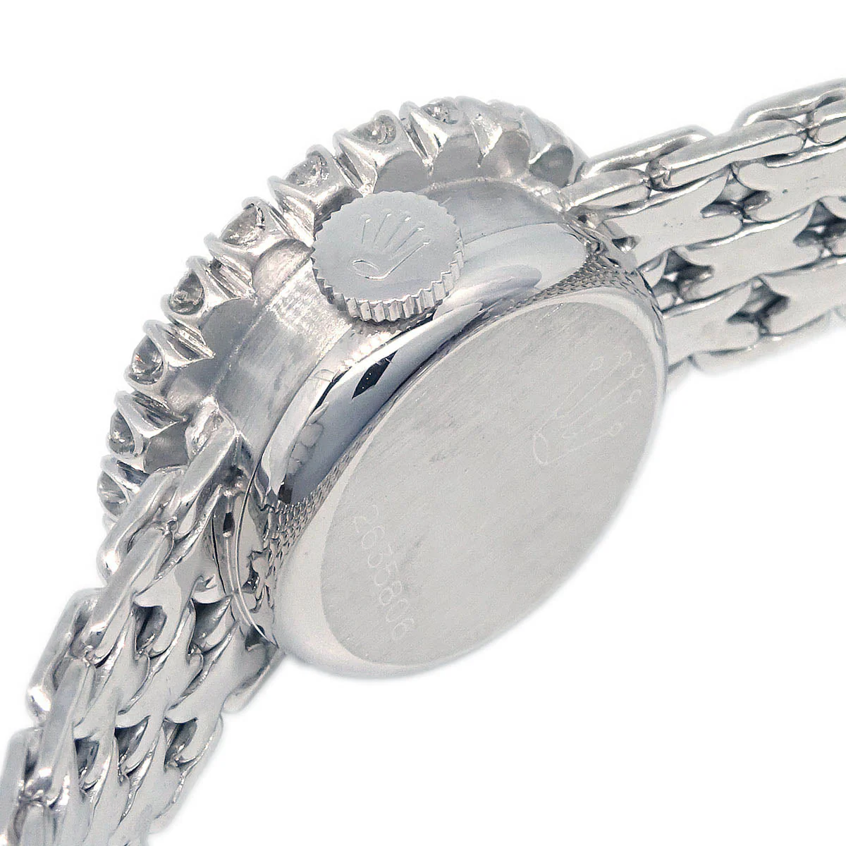 Rolex Precision Ref.3188 Manual-winding Watch Diamond 18KWG - Image 4