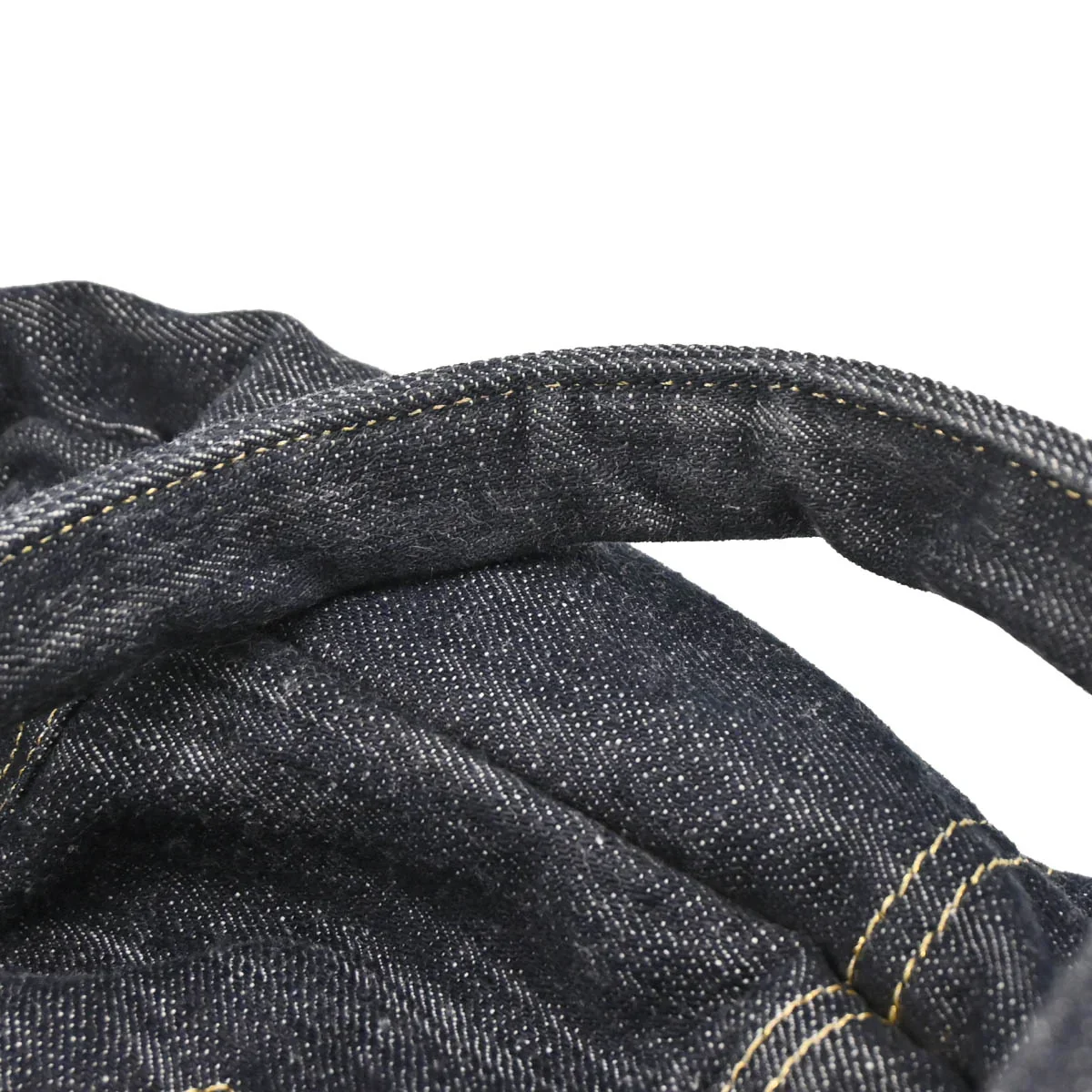 Chanel 1989-1991 Navy Sparkling Denim Tote Handbag - Image 7