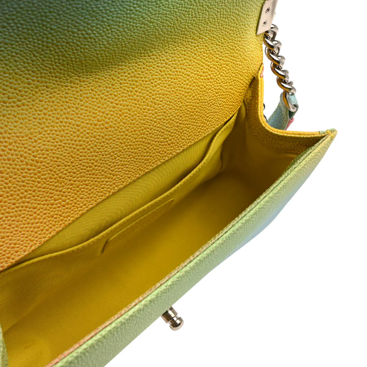 Boy Chanel 2017 Pastel Rainbow Calfskin Medium Shoulder Bag - Image 4