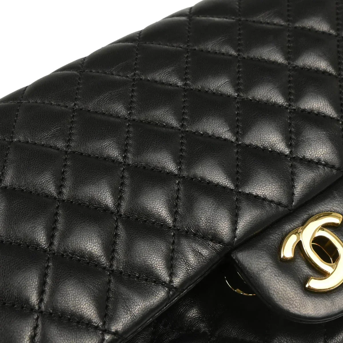 Chanel 2009-2010 Black Lambskin Valentine Shoulder Bag - Image 5