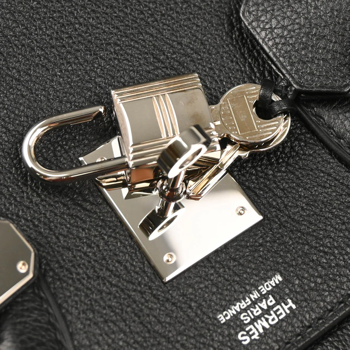 Hermes 2018 Black Evergrain Birkin 30 Handbag - Image 7