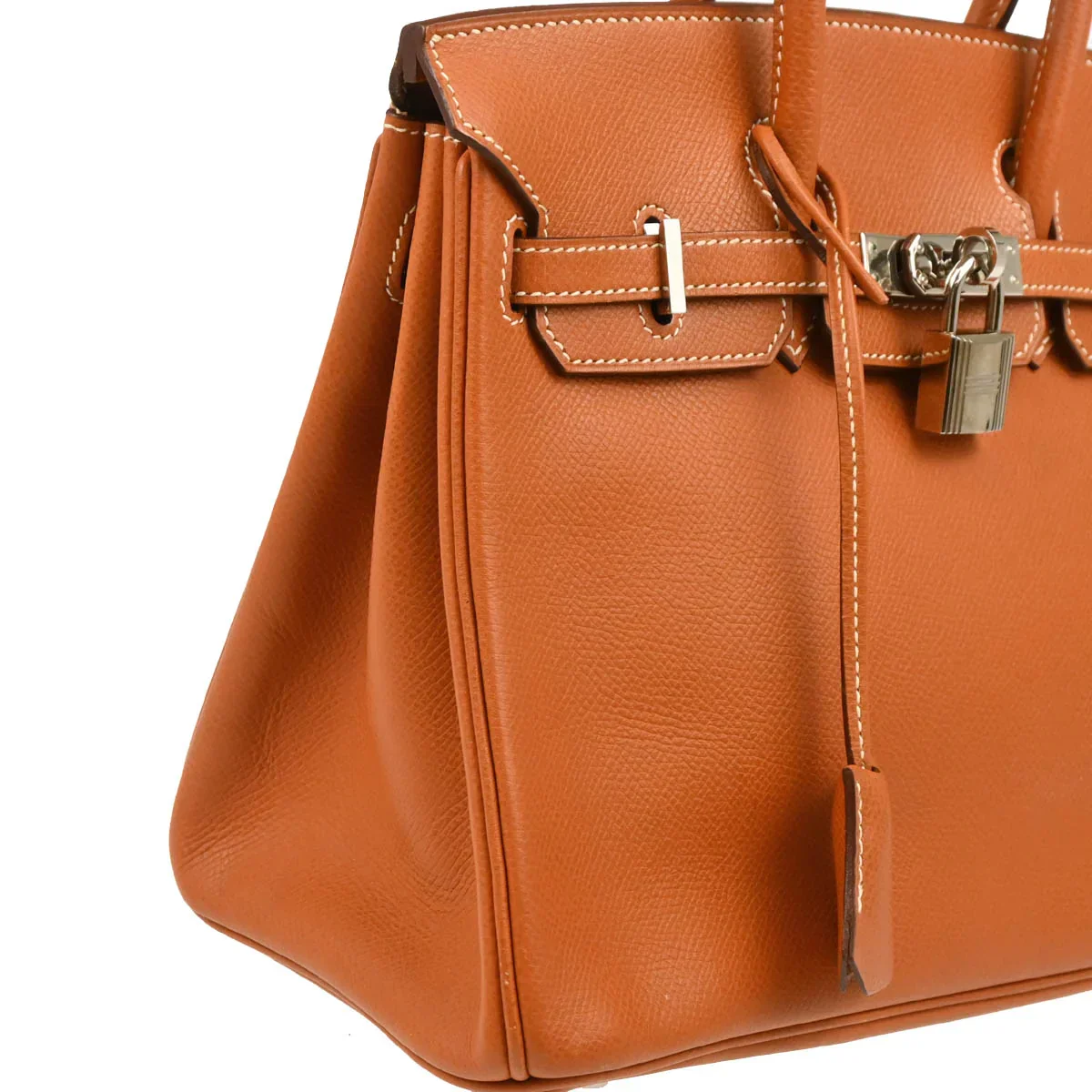 Hermes Gold Epsom Birkin 25 Handbag - Image 3