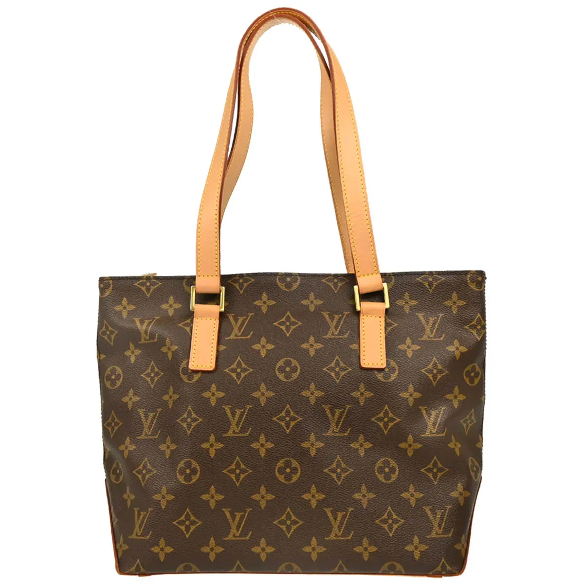 Louis Vuitton 2002 Monogram Cabas Piano Shoulder Tote Bag M51148