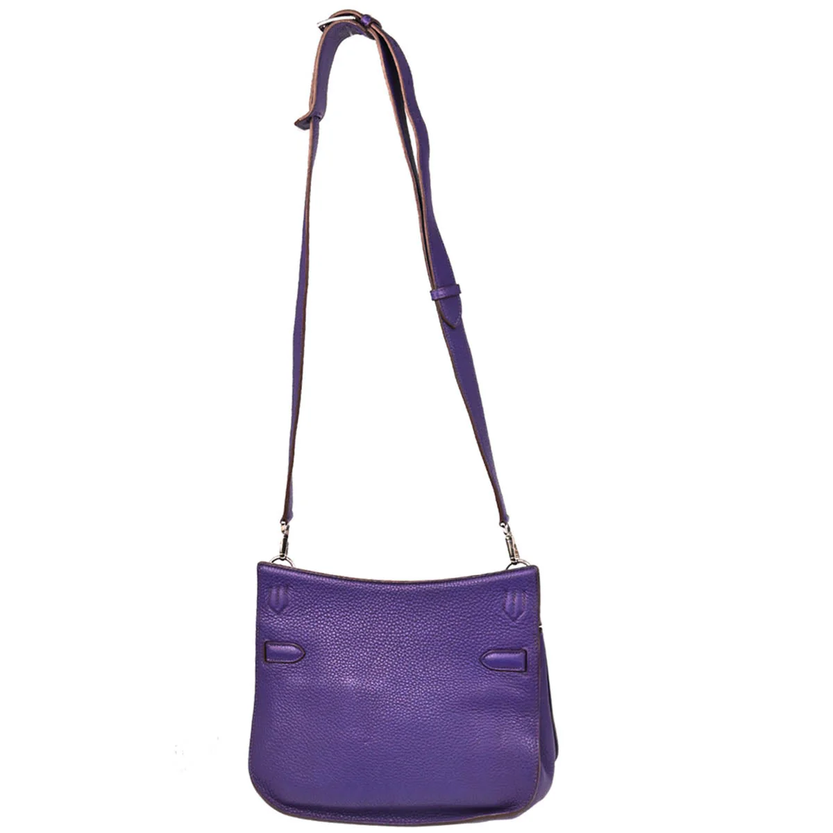 Hermes 2010 Iris Taurillon Clemence Jypsiere 28 Shoulder Bag - Image 2