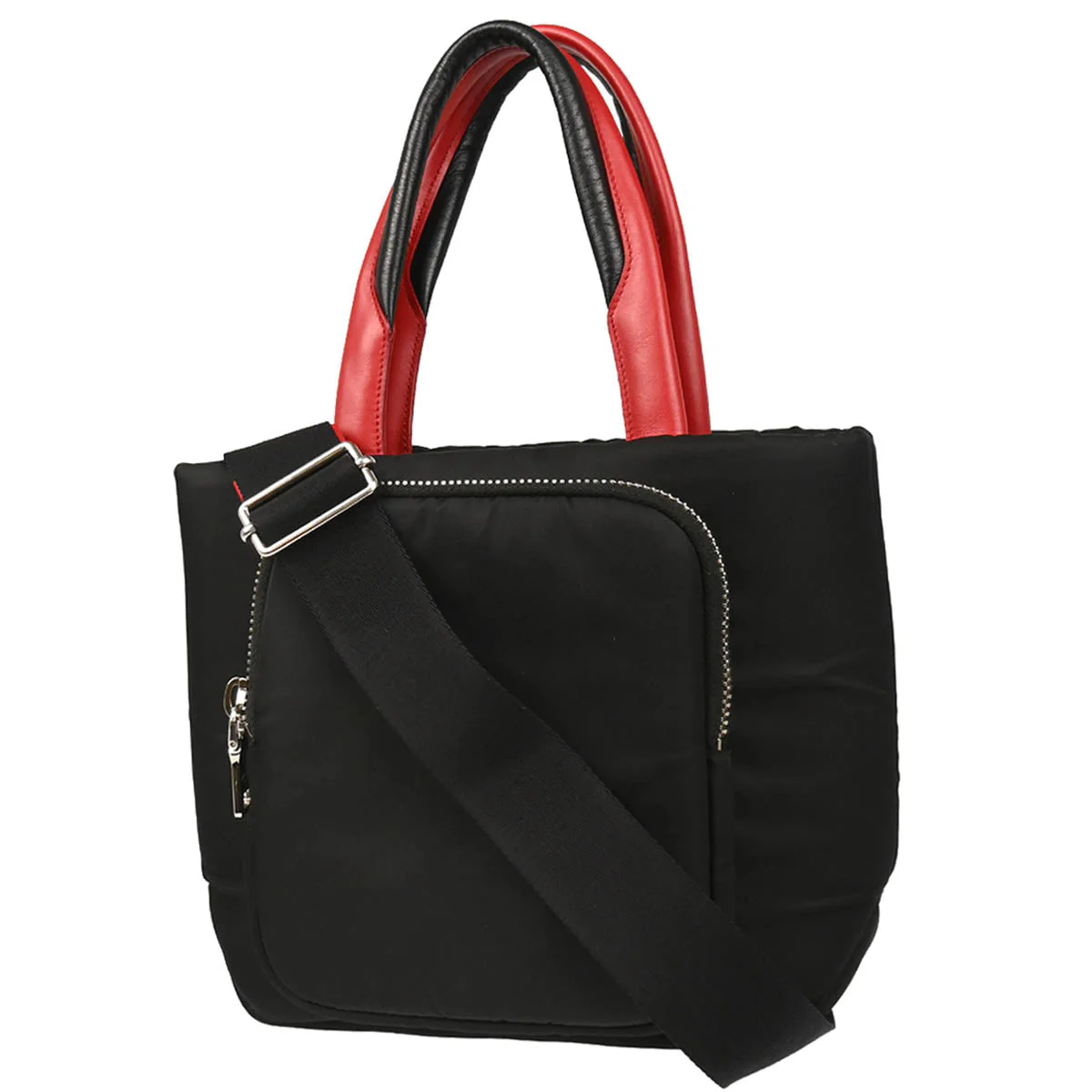 Prada Black Nylon 2way Shoulder Handbag - Image 2