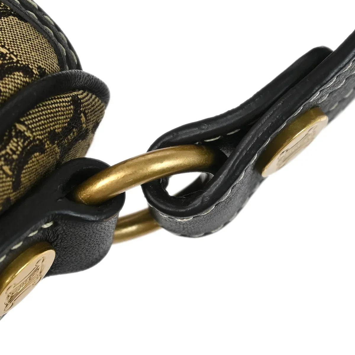 Celine Brown Macadam Handbag - Image 7