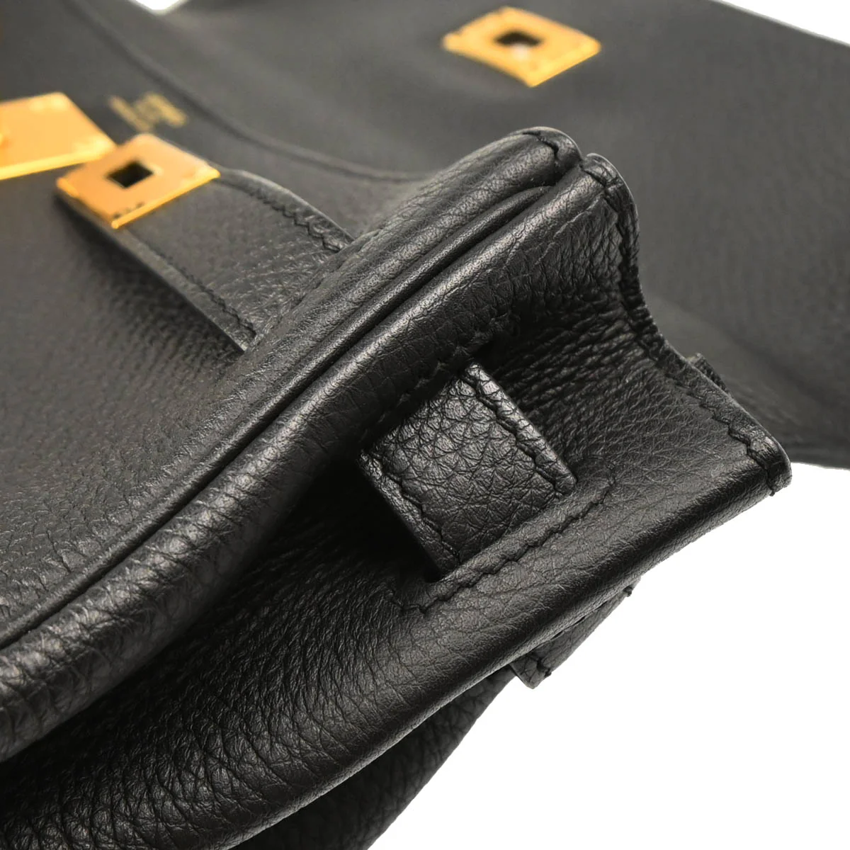 Hermes 2016 Black Togo Kelly 32 Retourne 2way Shoulder Handbag - Image 5