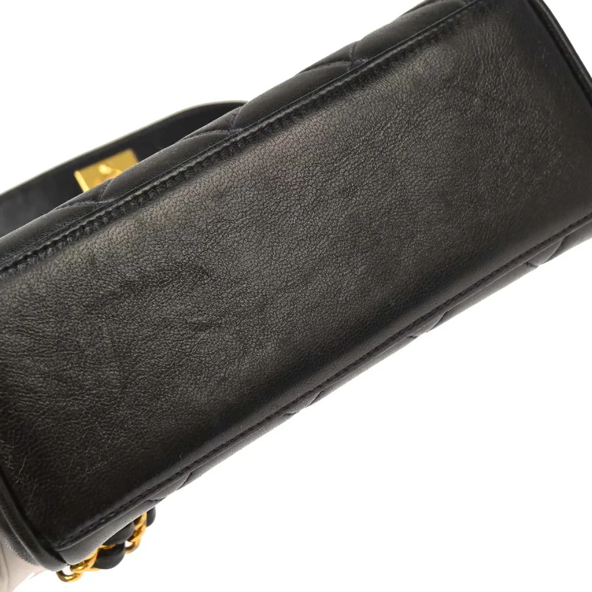 Chanel Black Lambskin Handbag - Image 5