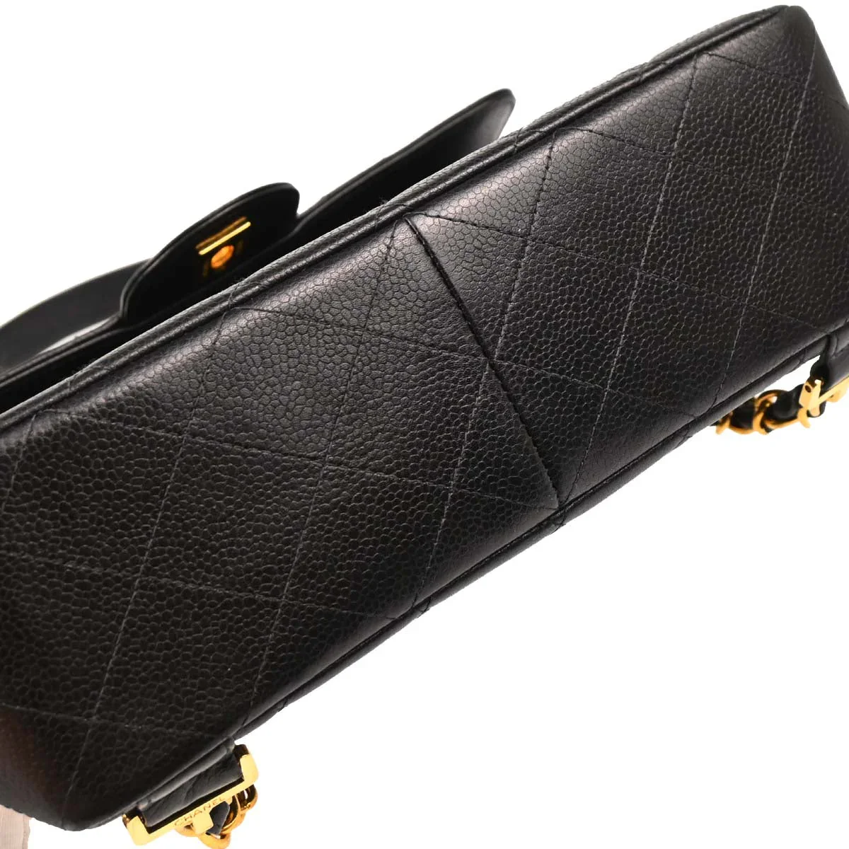 Chanel 1996-1997 Black Caviar Backpack - Image 5