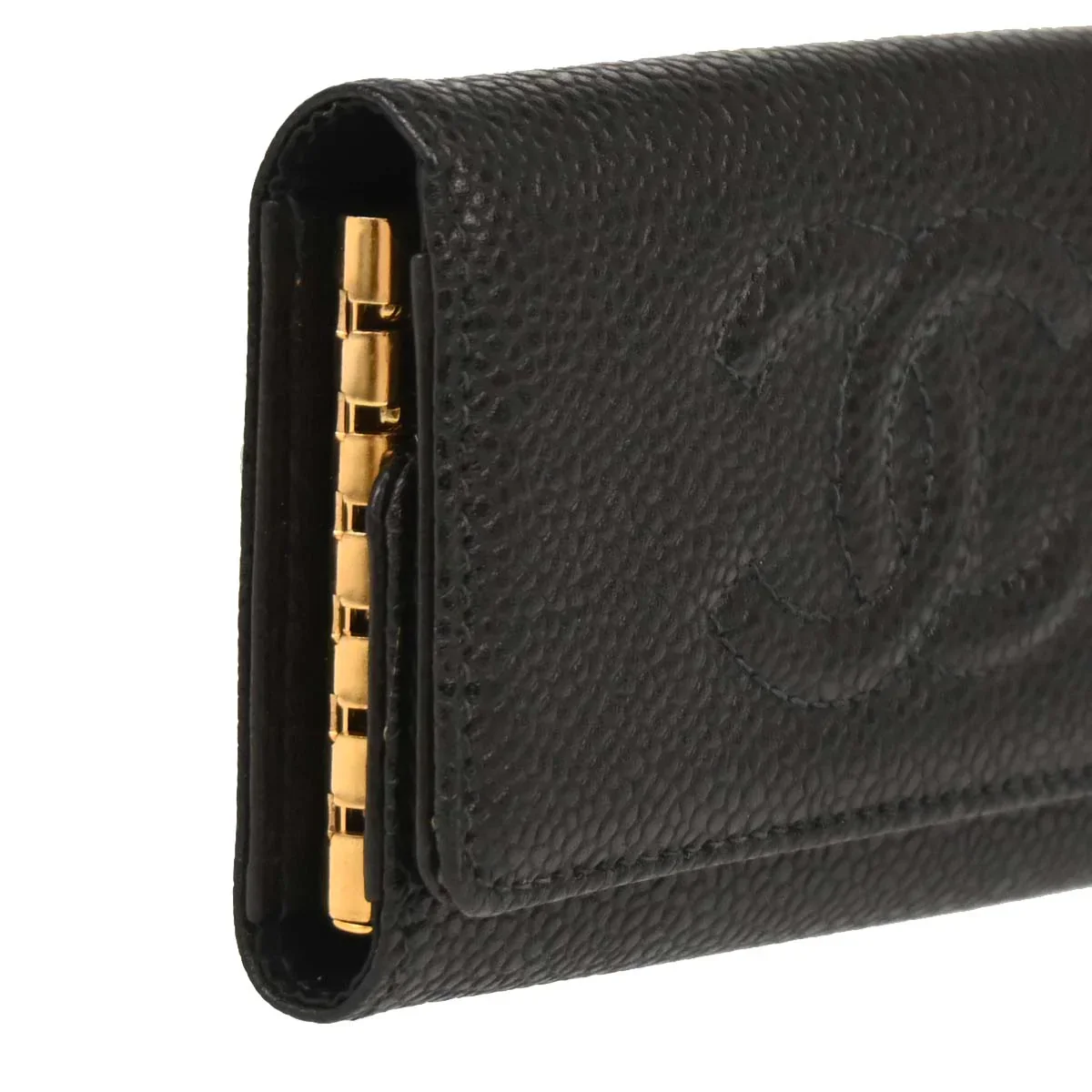 Chanel Six Hook Key Case Black Caviar Small Good - Image 3