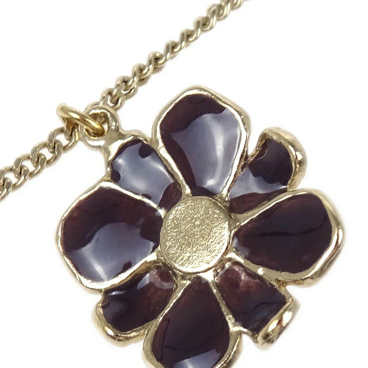 Chanel Gold Chain Pendant Necklace 08A - Image 3