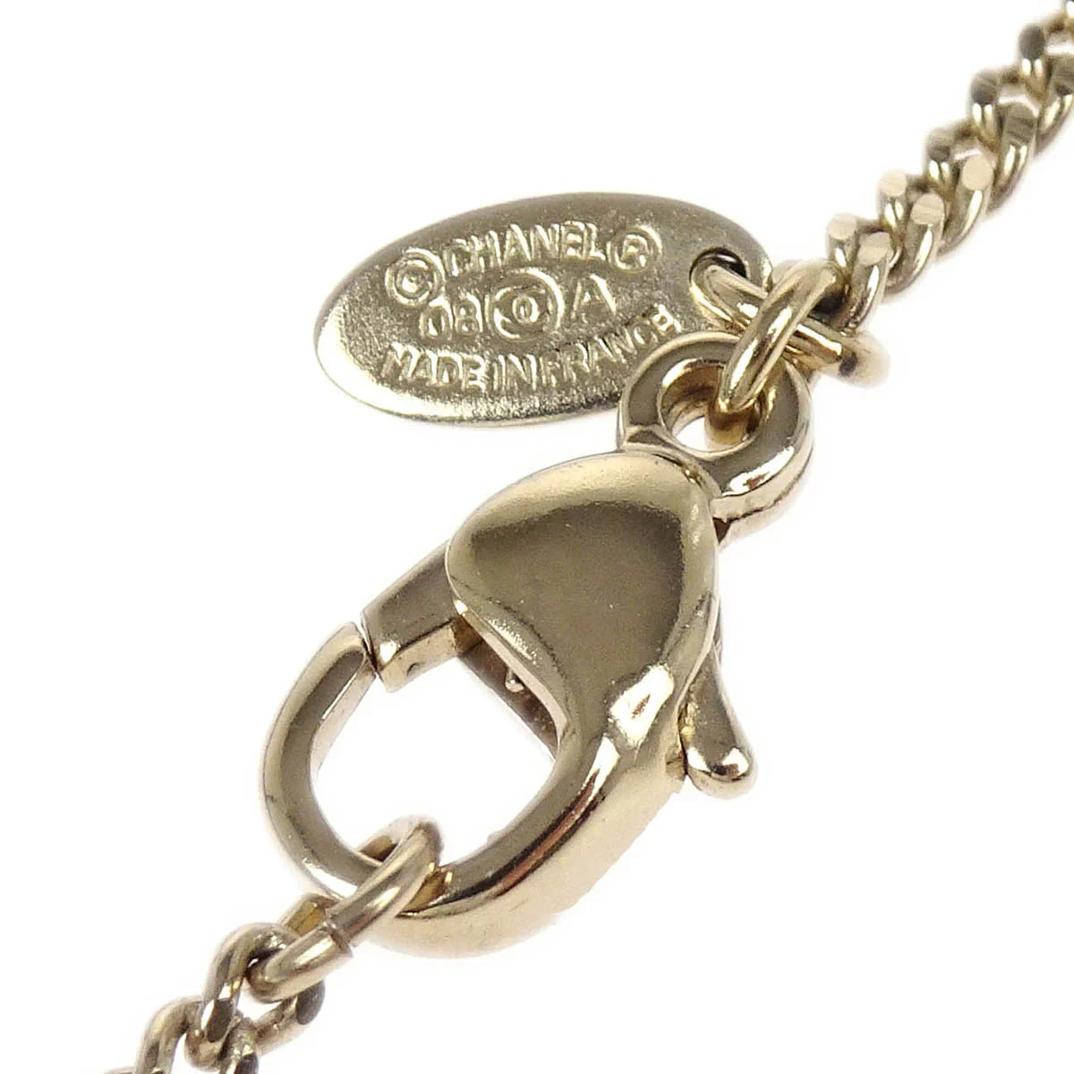 Chanel Gold Chain Pendant Necklace 08A - Image 4