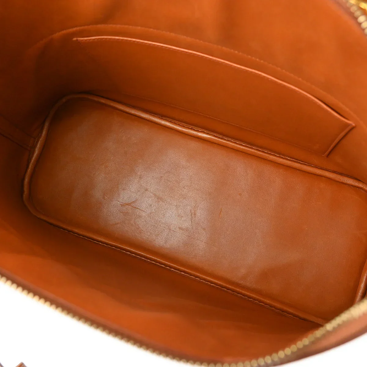 Hermes 1999 Chestnut Ostrich Bolide 35 Handbag 2way Shoulder - Image 9