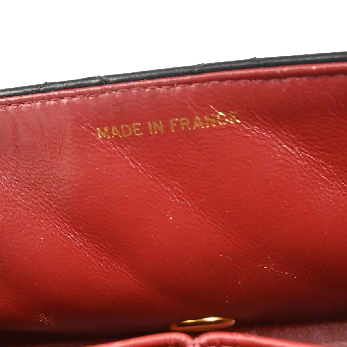 Chanel 1989-1991 Black Lambskin Turnlock Mini Full Flap Shoulder Bag - Image 9