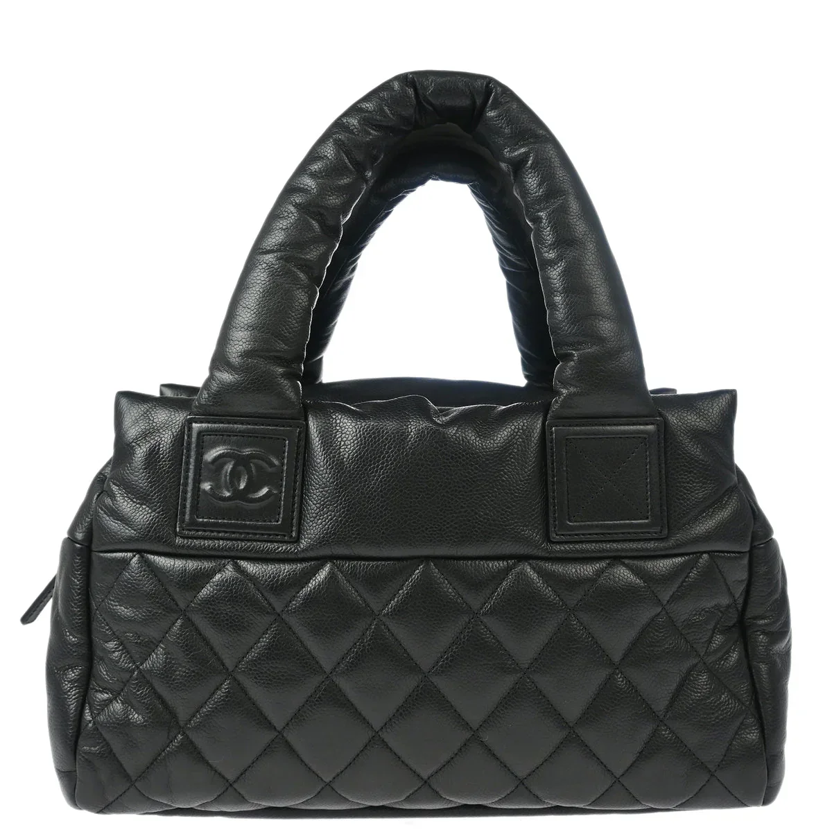 Chanel 2009-2010 Black Caviar Coco Cocoon Handbag