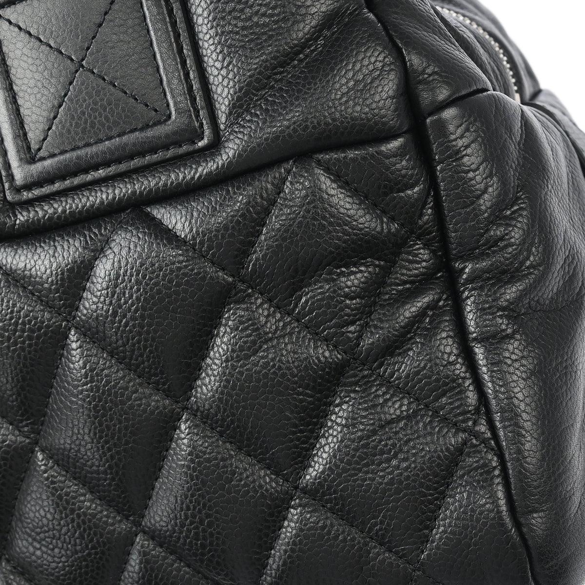 Chanel 2009-2010 Black Caviar Coco Cocoon Handbag - Image 5