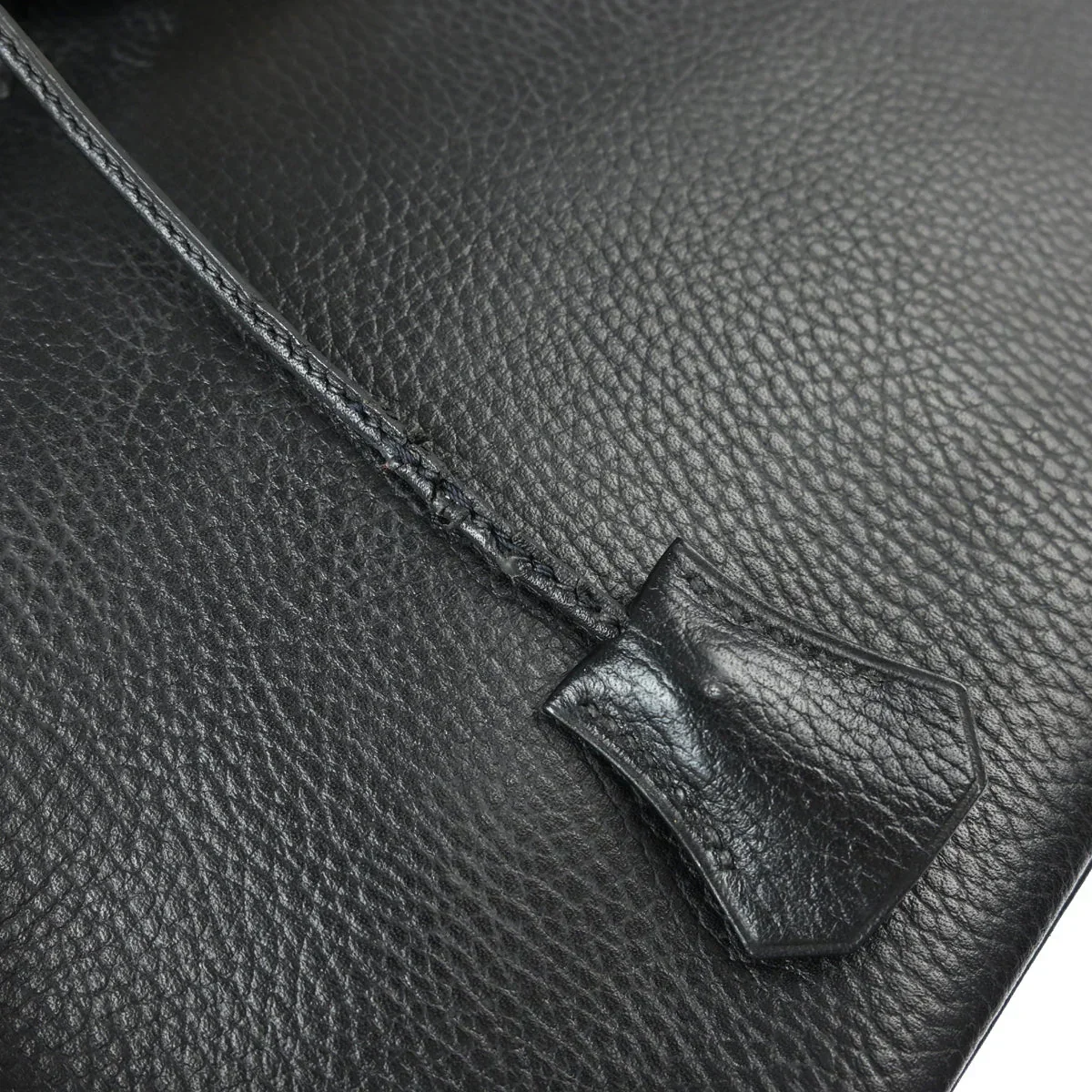 Hermes 1999 Black Ardennes Birkin 35 Handbag - Image 6