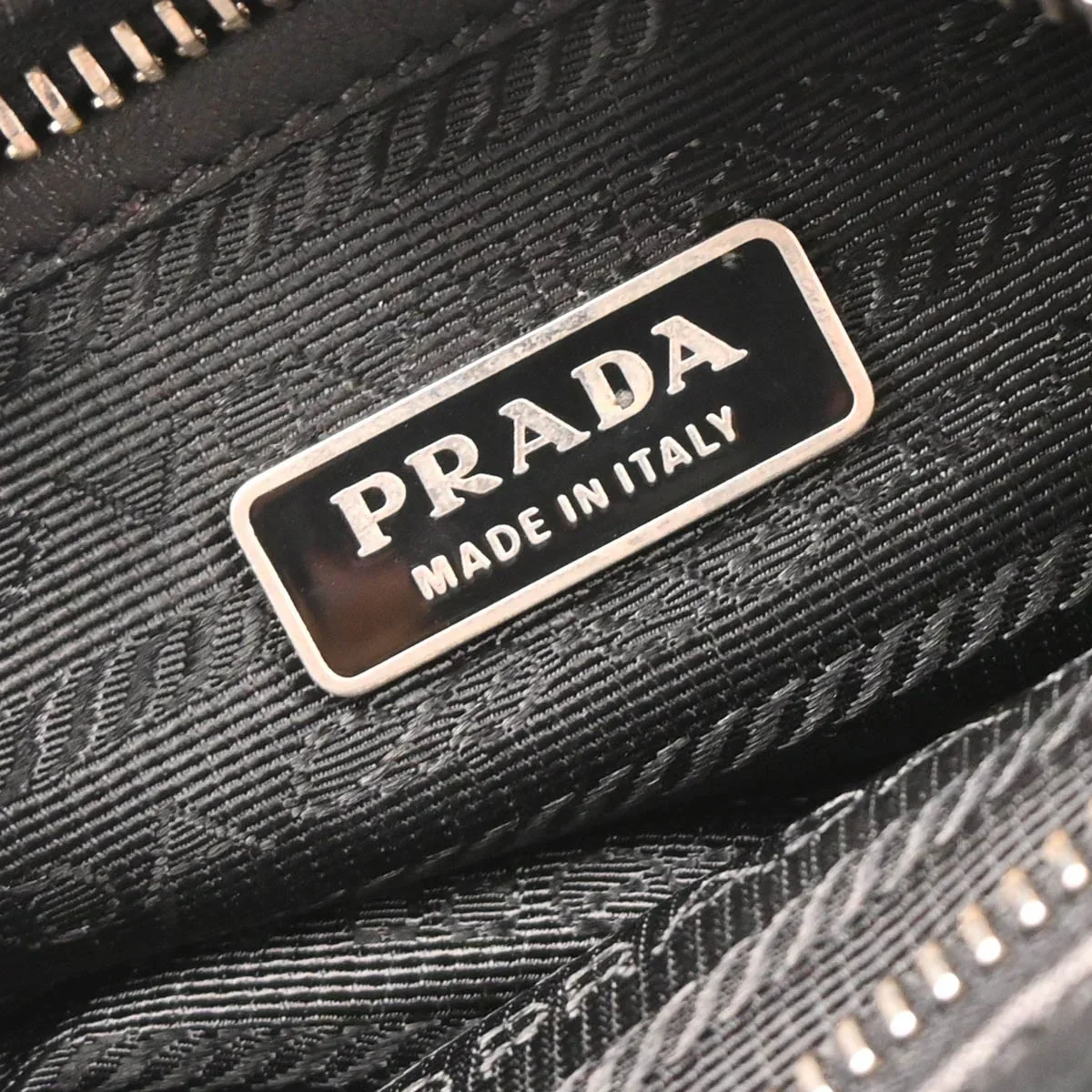 Prada Black Leather Handbag - Image 8