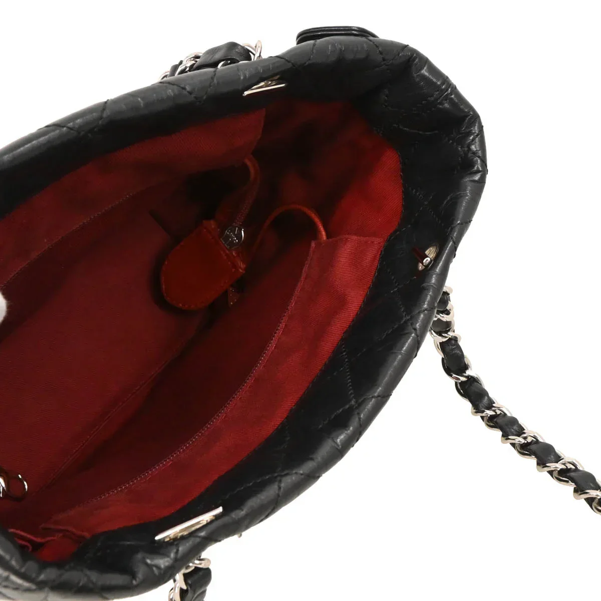 Chanel 2006-2008 Black Calfskin Cambon Ligne Tote Chain Handbag - Image 4