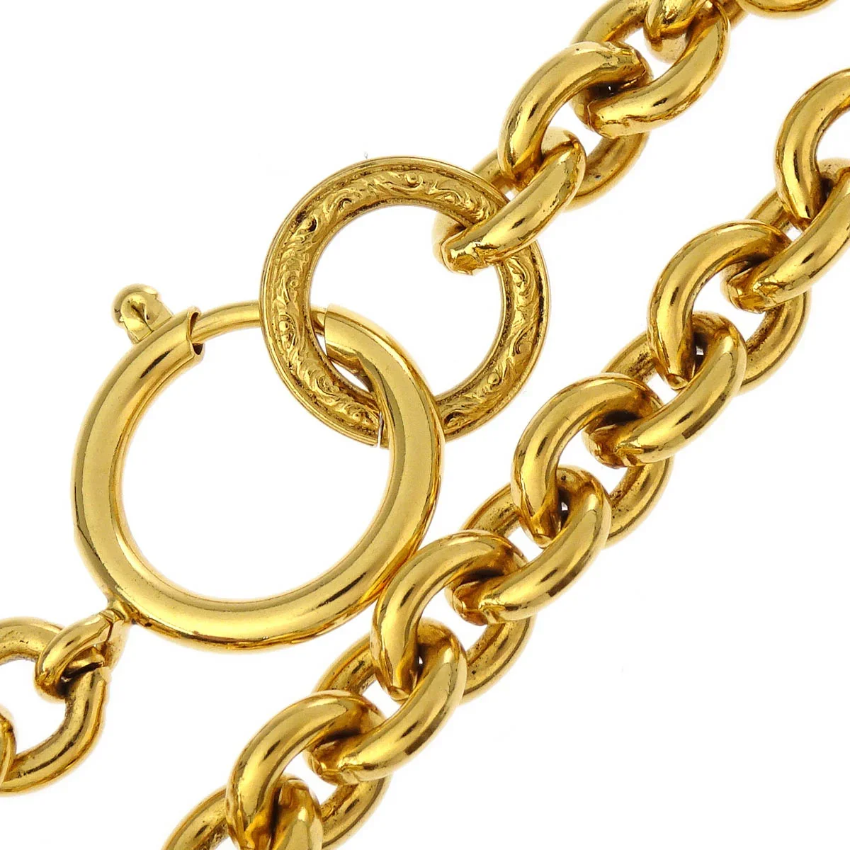 Chanel Gold CC Chain Pendant Necklace 94P - Image 3