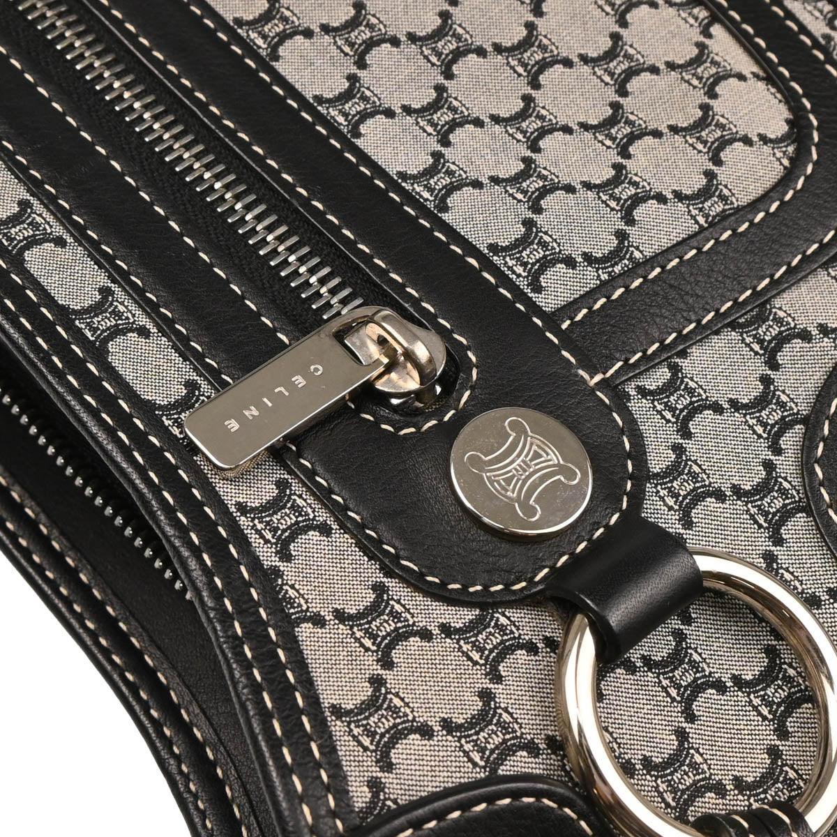 Celine Gray Macadam Handbag - Image 5