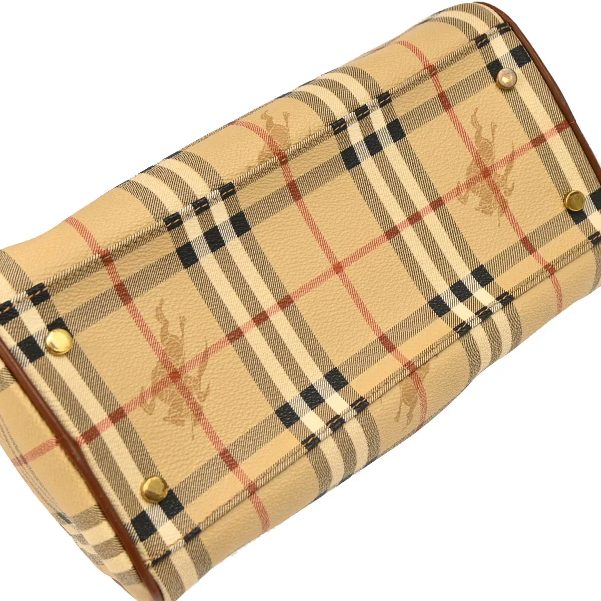 Burberry Beige House Check Handbag - Image 5