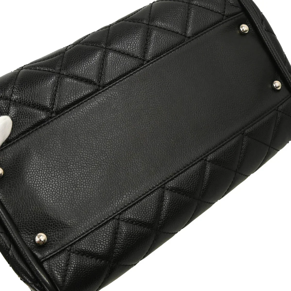 Chanel 2006-2008 Black Caviar Handbag - Image 5