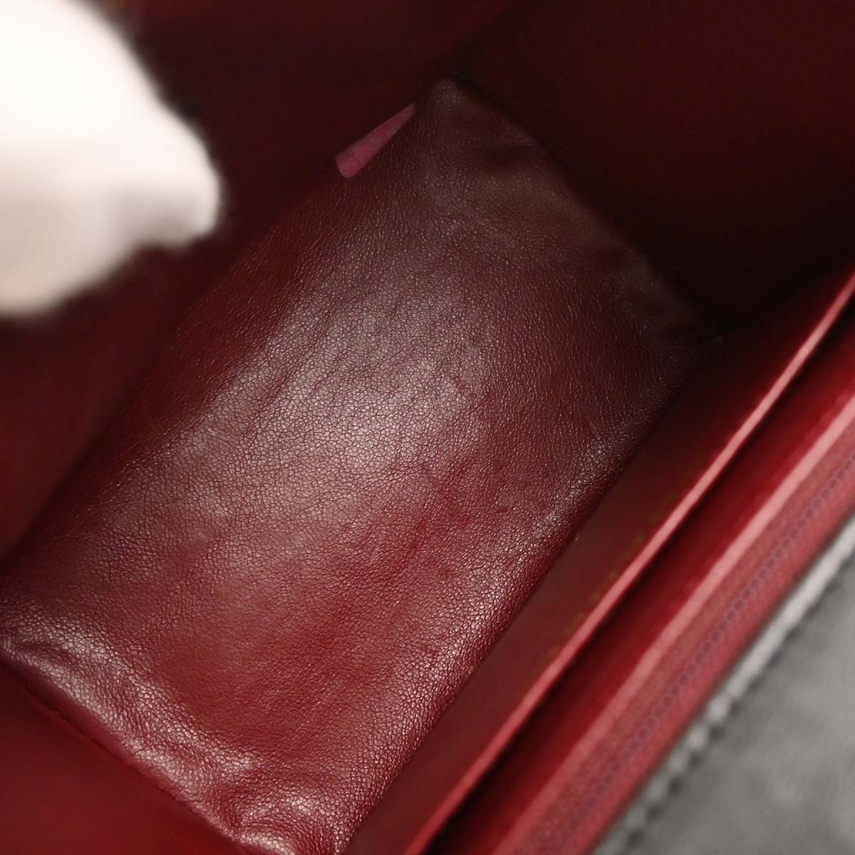 Chanel 1991-1994 Black Lambskin Shoulder Bag - Image 9