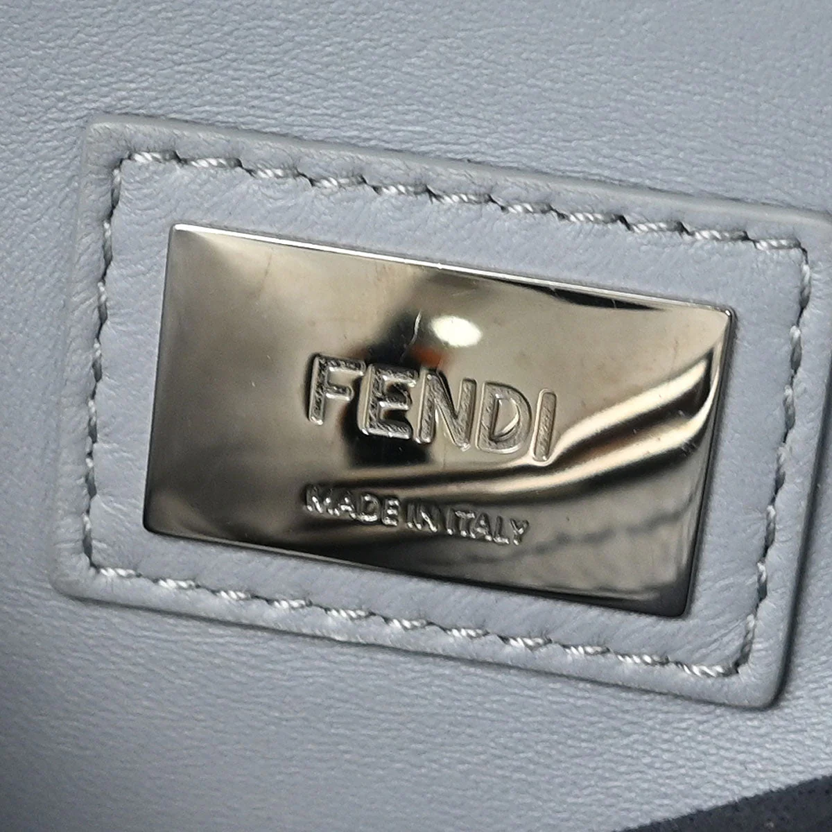 Fendi Black Leather Peekaboo 2way Shoulder Handbag - Image 8