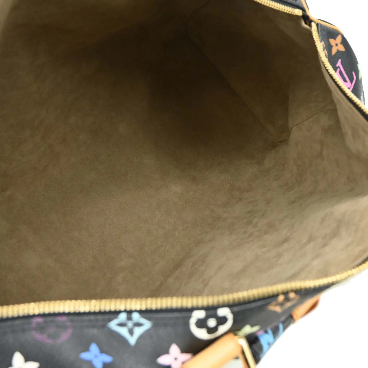Louis Vuitton 2003 Black Monogram Multicolor Keepall 45 Handbag M92640 - Image 9