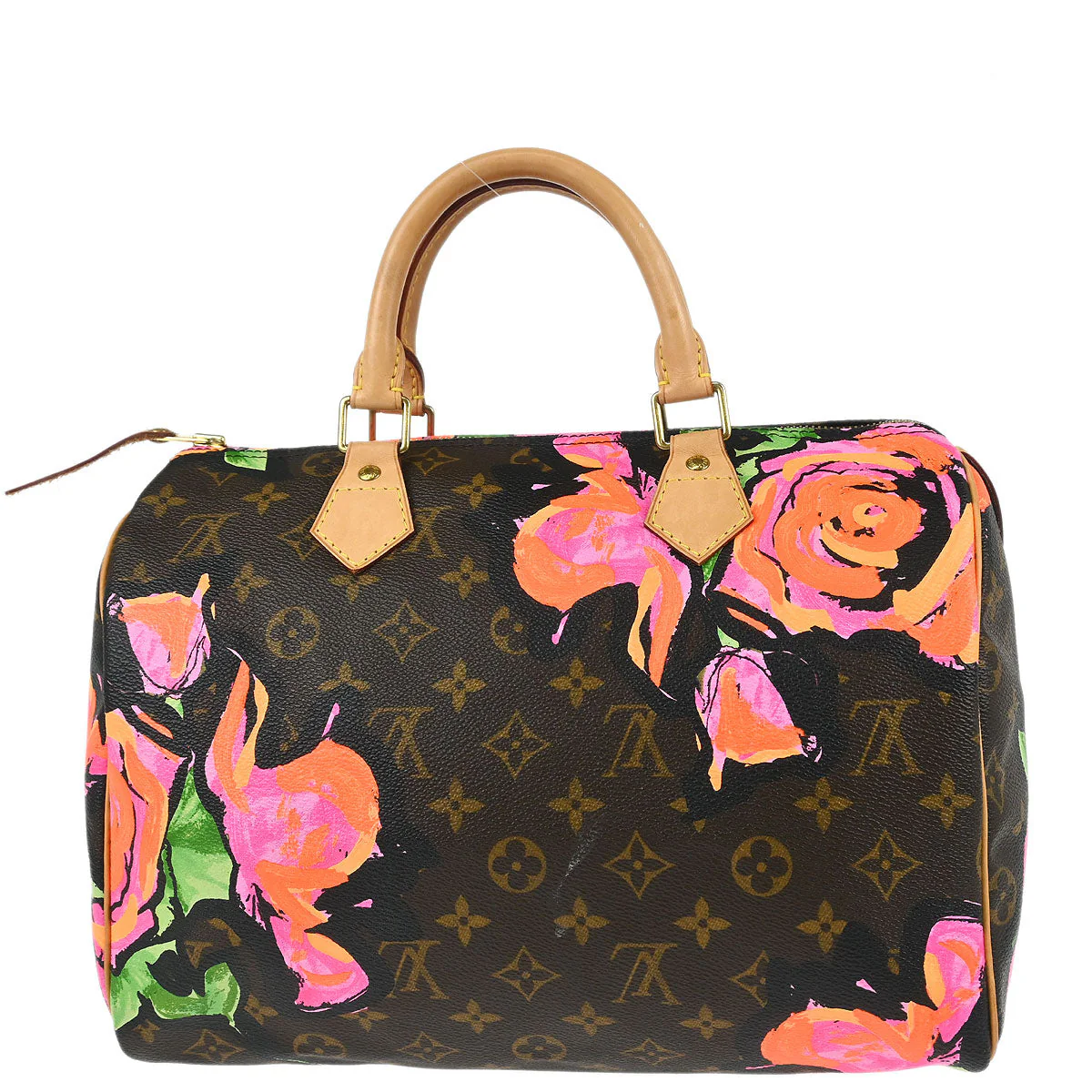 Louis Vuitton 2008 Monogram Rose Speedy 30 Handbag M48610 - Image 2