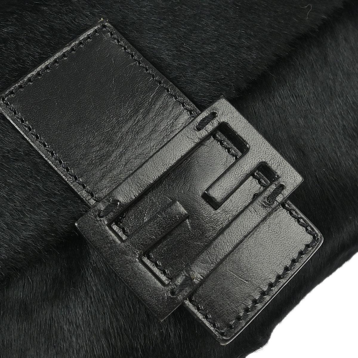 Fendi * 2009 Pony Hair Baguette Handbag - Image 4