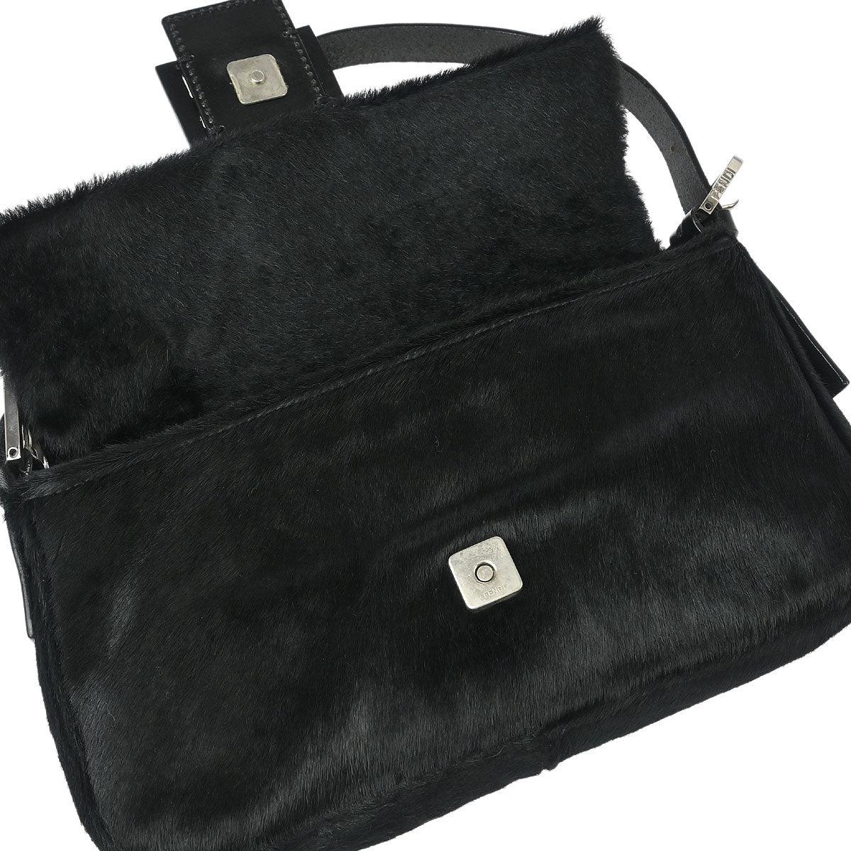 Fendi * 2009 Pony Hair Baguette Handbag - Image 7