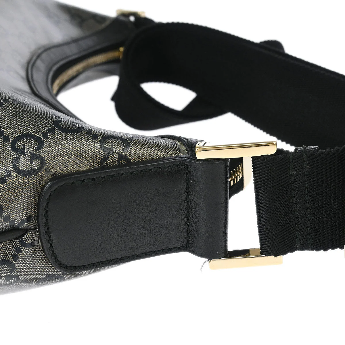 Gucci Black GG Shoulder Bag - Image 4