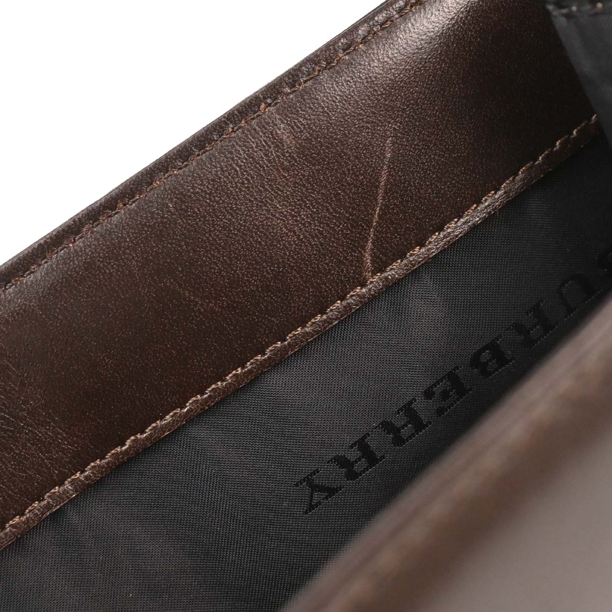 Burberry Beige Burberry Check Handbag - Image 9