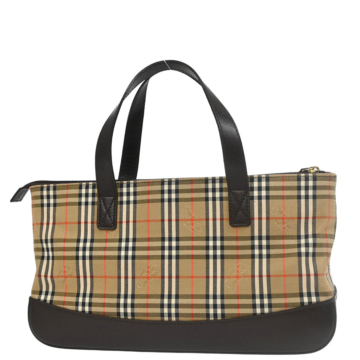 Burberrys Beige House Check Handbag - Image 2