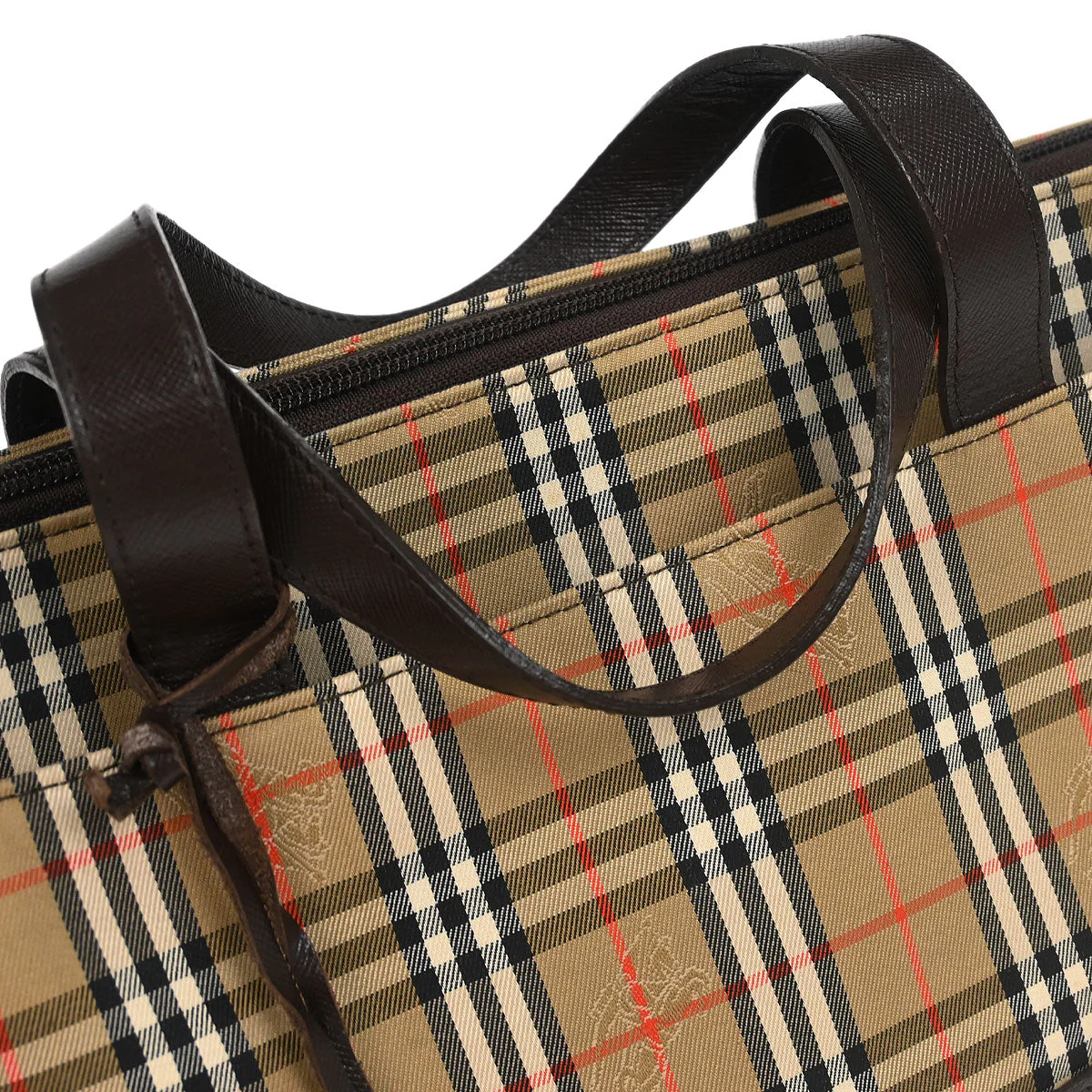 Burberrys Beige House Check Handbag - Image 6