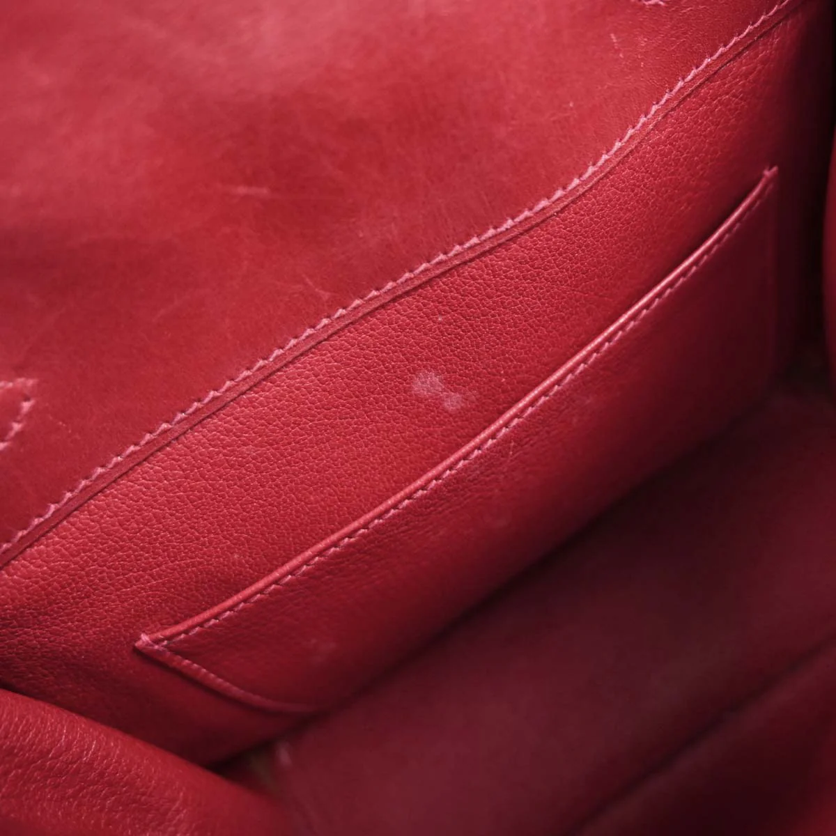 Hermes 1999 Rouge Vif Box Calf Kelly A Dos PM Backpack - Image 8