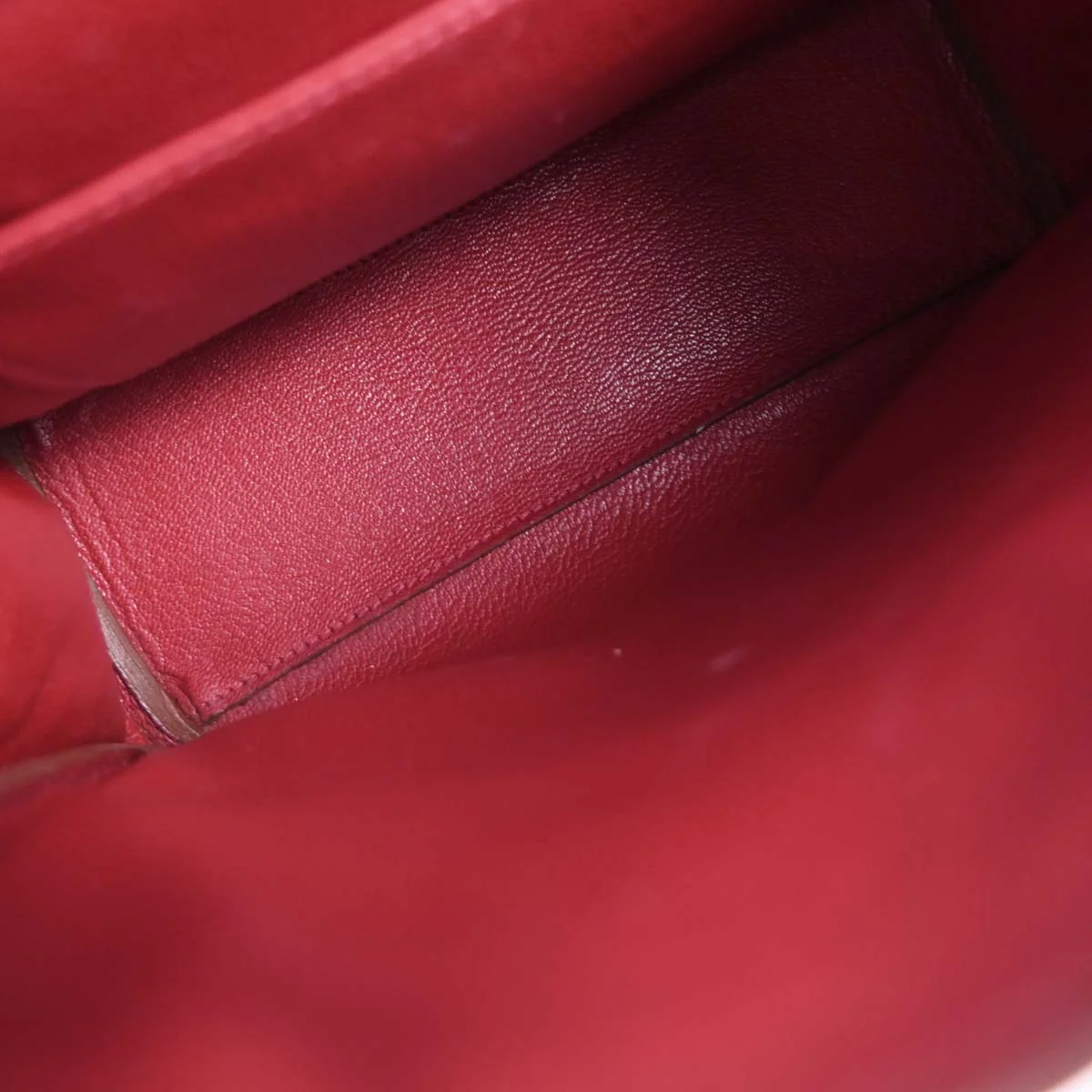 Hermes 1999 Rouge Vif Box Calf Kelly A Dos PM Backpack - Image 9