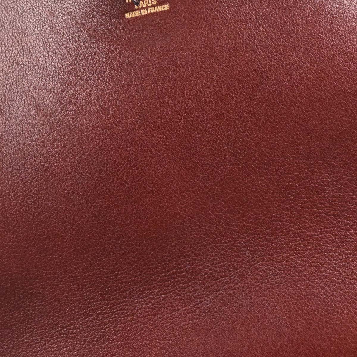 Hermes 1984 Rouge H Veau Graine RD 2way Shoulder Handbag - Image 6