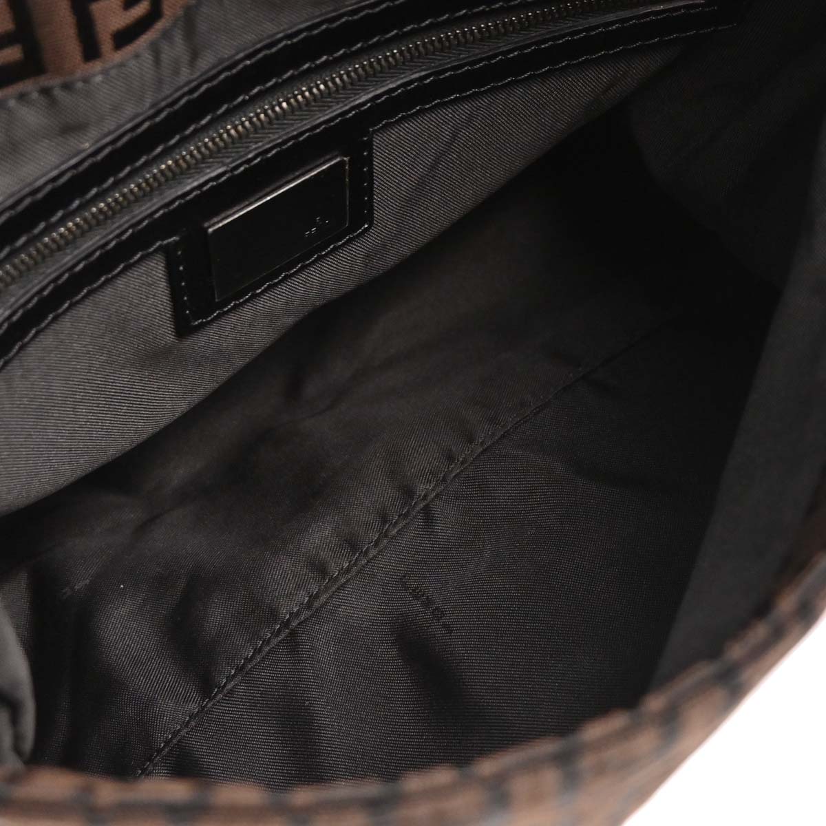 Fendi Brown Zucchino Mamma Baguette Handbag - Image 8