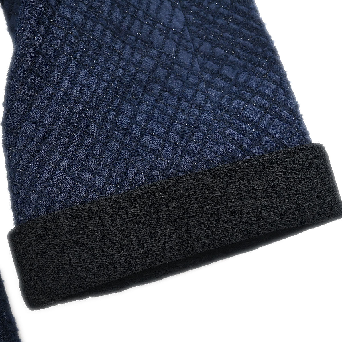 Chanel Single Breasted Jacket Navy #34 - Image 4