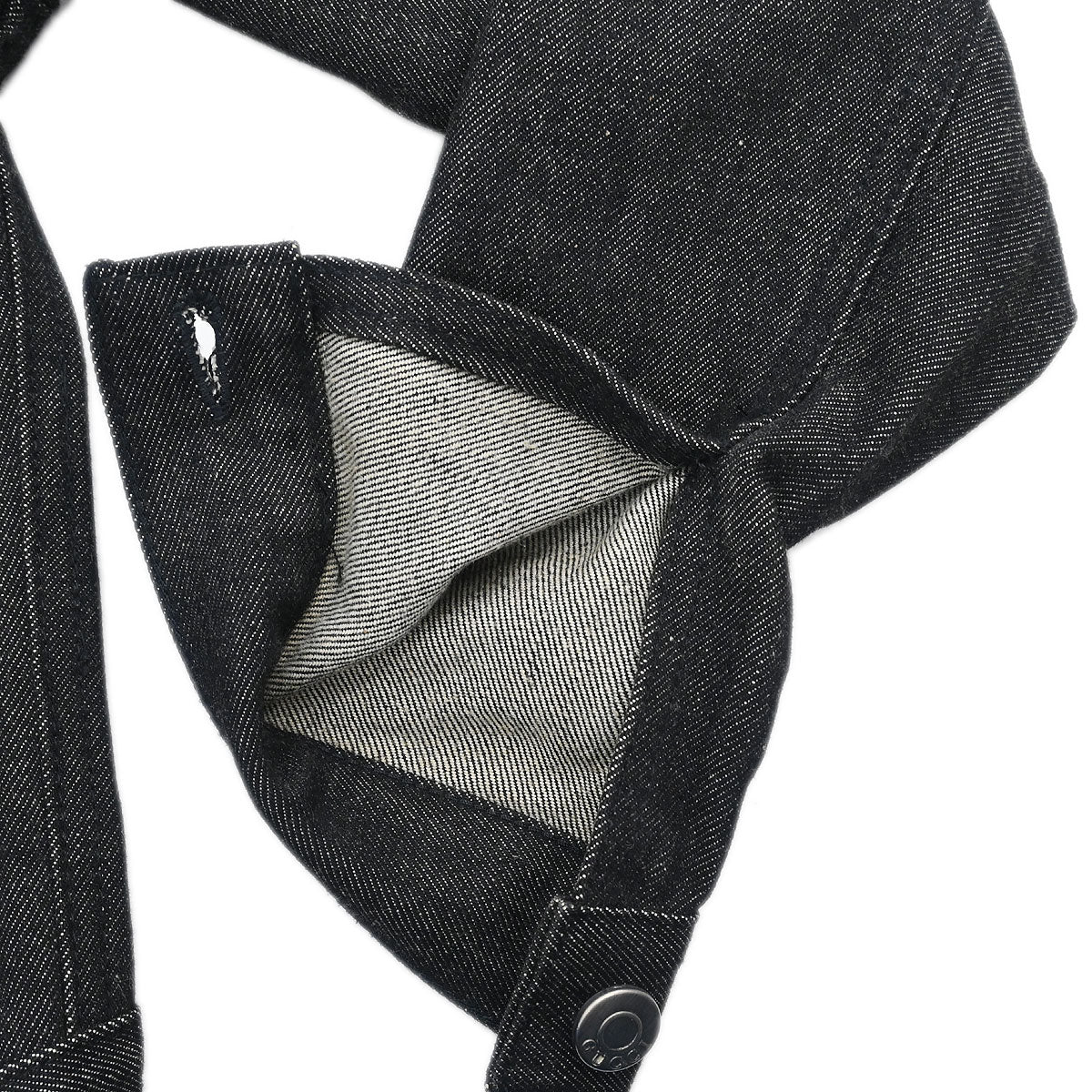 Gucci 1999 Denim Jacket Black #40 - Image 5