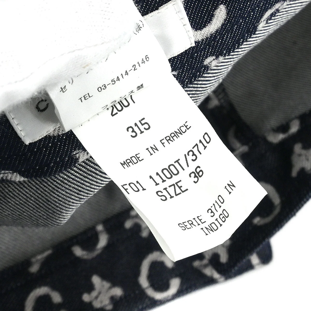 Celine Denim Macadam C Pants Indigo 2007/315/F01/1100T/3710 #36 - Image 9
