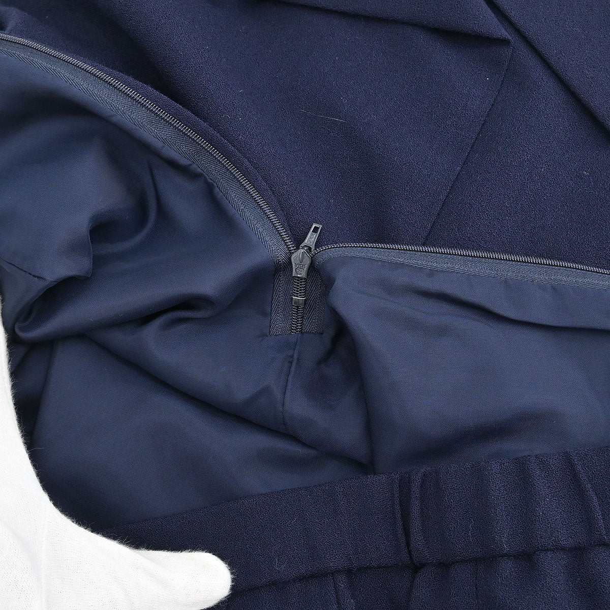 Givenchy Setup Suit Jacket Skirt Navy #44 - Image 8